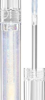 rom&ndGlasting Water Gloss lucidalabbra luminoso con glittercolore 00 Meteor Track 4.3 g