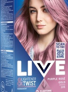 SchwarzkopfLIVE Lightener & Twist tinta permanente per capelli per schiarire i capelli