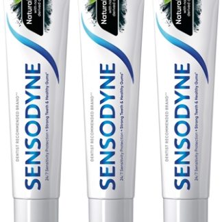 SensodyneNatural White dentifricio naturale al fluoro 3x75