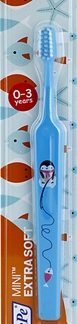 TePeMini Illustration spazzolino da denti per bambini con testina piccola ristretta extra soft 1 pz