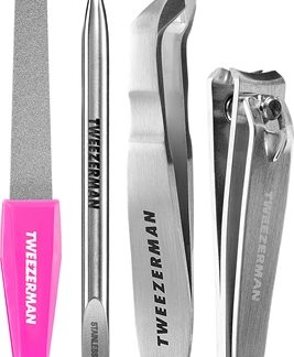 TweezermanStudio Collection kit da viaggio per unghie e cuticole4 pz