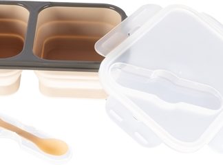 ZopaSilicone Lunch Box Large set posate