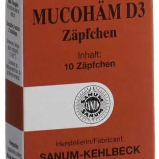MUCOHÄM D3 10 Zäpfchen