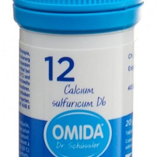 Omida Schüssler Nr12 Calcium sulfuricum Tabl D 6 Ds 20 g
