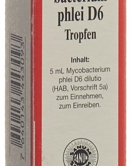 SANUM Mycobacterium phlei D6 Tropfen zum Einnehmen, zum Einreiben 5 mL
