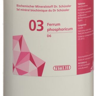 PHYTOMED SCHÜSSLER Nr3 Ferrum phosphoricum Tabl D 6 1 kg