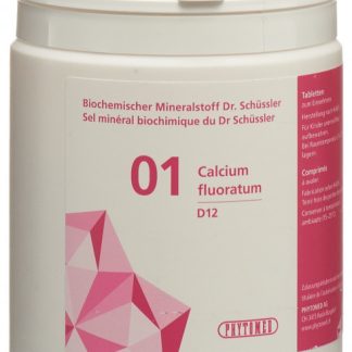 PHYTOMED SCHÜSSLER Nr1 Calcium fluoratum Tabl D 12 500 g