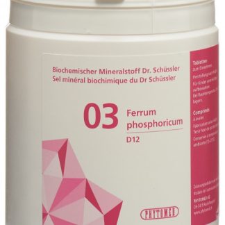 PHYTOMED SCHÜSSLER Nr3 Ferrum phosphoricum Tabl D 12 500 g