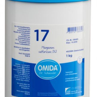 Omida Schüssler Nr17 Manganum sulfuricum Tabl D 12 Ds 1000 g