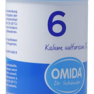 Omida Schüssler Nr6 Kalium sulfuricum Tabl D 12 Ds 100 g