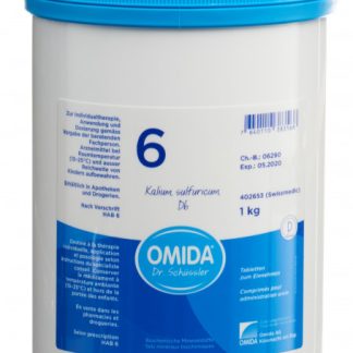 Omida Schüssler Nr6 Kalium sulfuricum Tabl D 6 Ds 1000 g