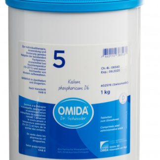 Omida Schüssler Nr5 Kalium phosphoricum Tabl D 6 Ds 1000 g