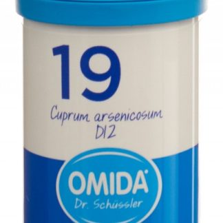 Omida Schüssler Nr19 Cuprum arsenicosum Tabl D 12 Ds 100 g