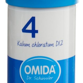 Omida Schüssler Nr4 Kalium chloratum Tabl D 12 Ds 100 g