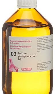 PHYTOMED SCHÜSSLER Nr3 Ferrum phosphoricum Dil D 6 100 ml