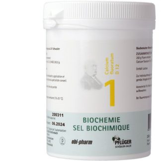 PFLÜGER SCHÜSSLER Nr1 Calc fluo Plv D 12 250 g