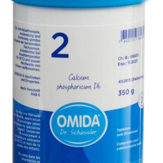 Omida Schüssler Nr2 Calcium phosphoricum Tabl D 6 Ds 350 g