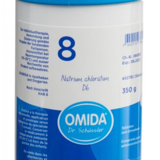 Omida Schüssler Nr8 Natrium chloratum Tabl D 6 Ds 350 g