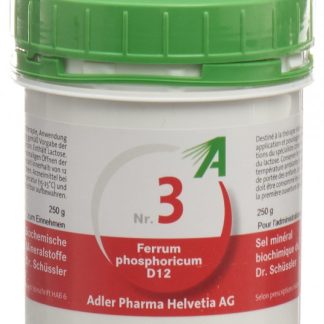 Biochemische Mineralstoffe Dr. Schüssler Nr.3 Ferrum phosphoricum D12 250 g