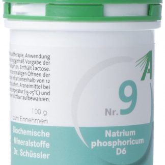 Biochemische Mineralstoffe Dr. Schüssler Nr.9 Natrium phosphoricum D6 100 g