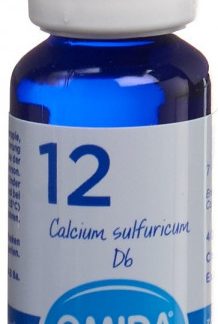 Omida Schüssler Nr12 Calcium sulfuricum Dil D 6 Fl 30 ml