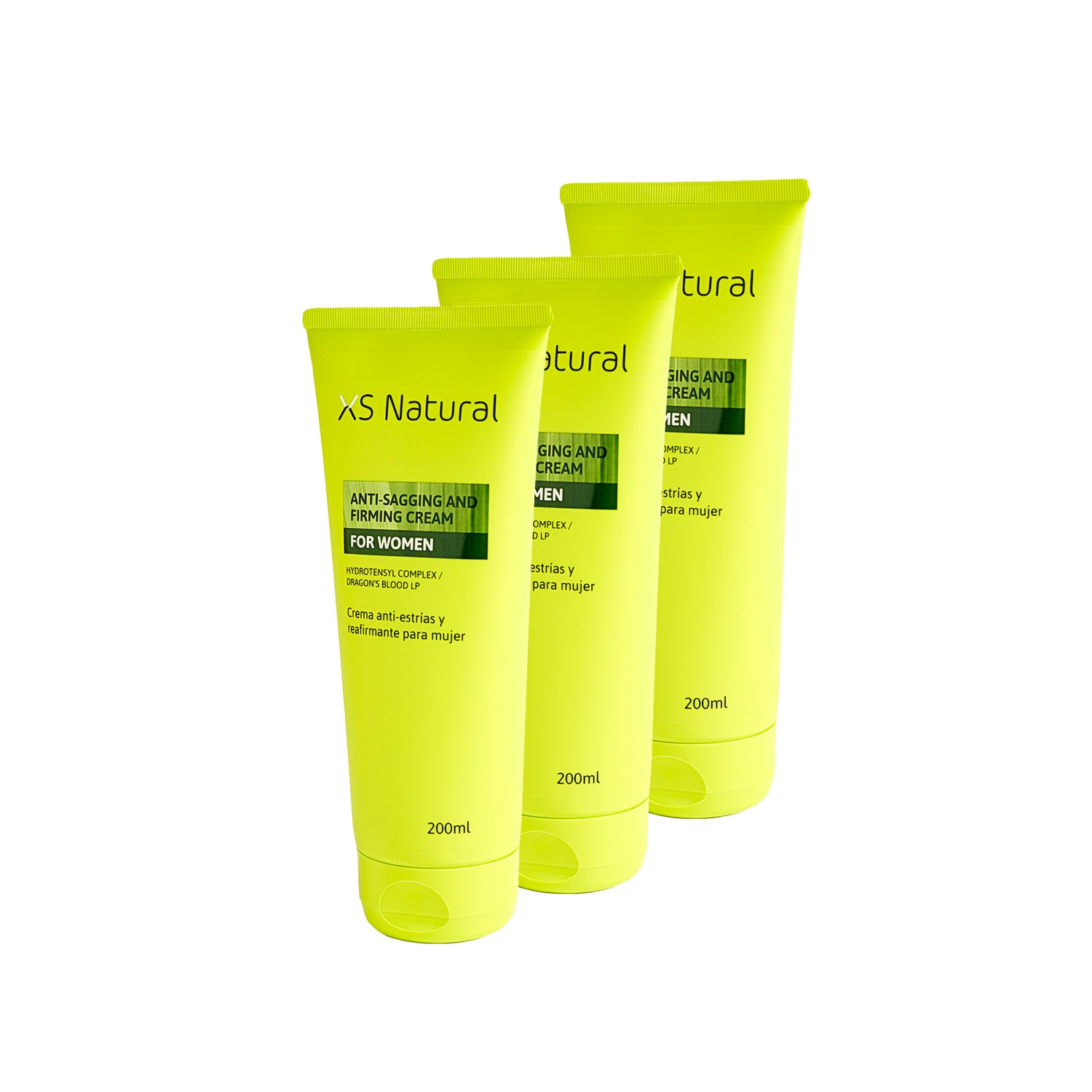 Xs Natural Crema Antiestrías Reafirmante 3x200ml