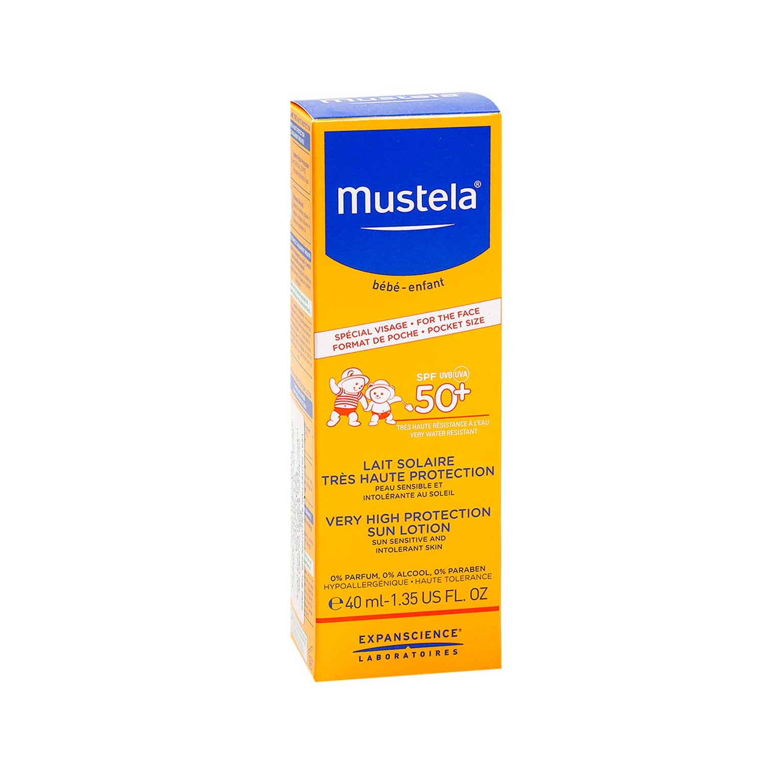 Mustela sun milk SPF50+ 40ml