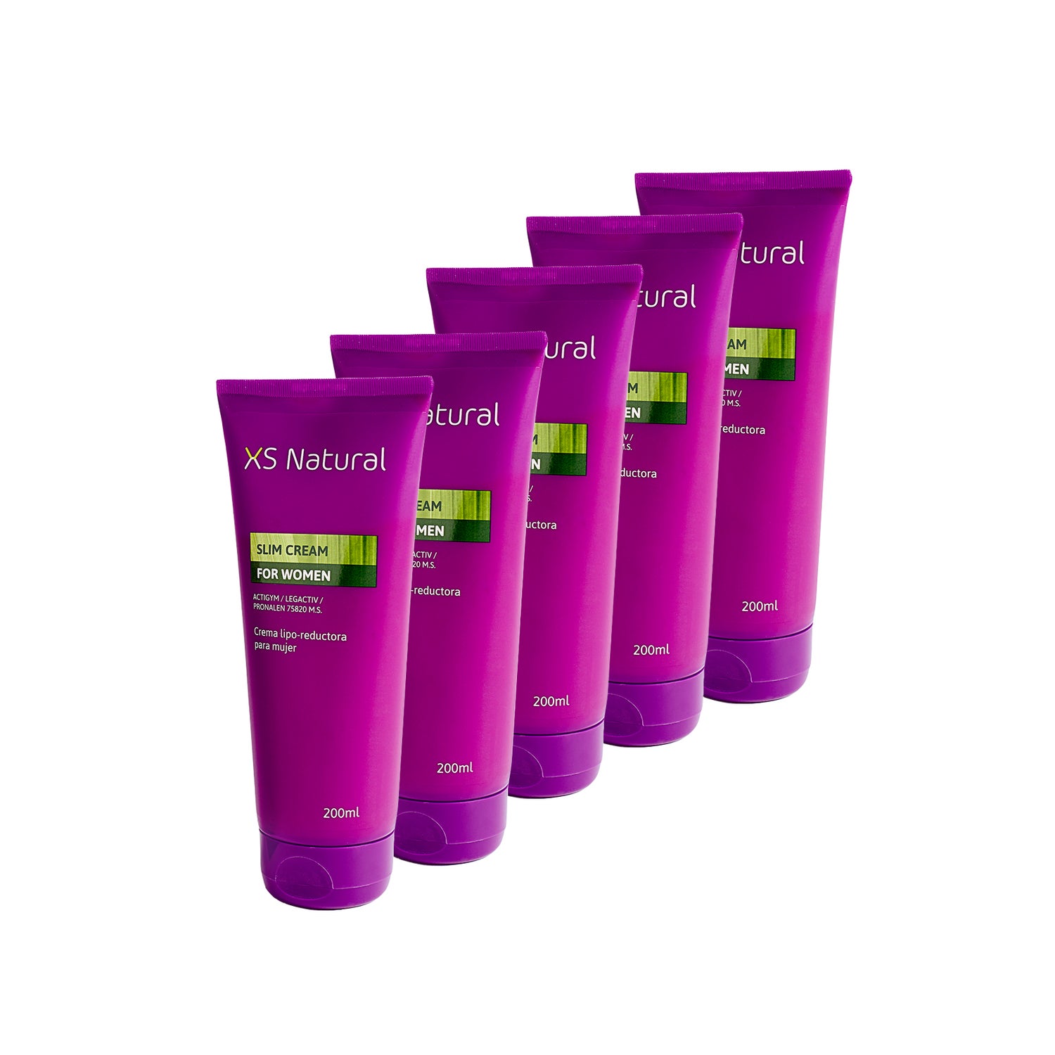 Xs Natural Crema Lipo-Reductora Mujer 5x200ml