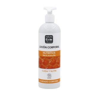 NaturaBio Cosmetics Loción Corporal Nutritiva con Miel y Avena 500ml