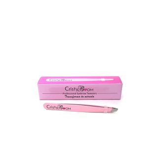 Cristyboom Professional Eyebrow Tweezers Rosa 1ud