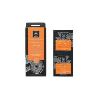 Apivita Face Mask Radiance Orange 2x8ml