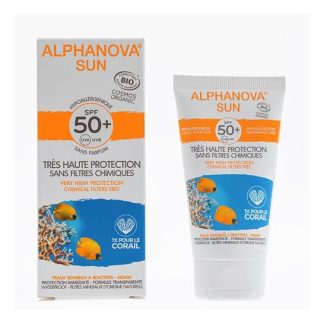 Alphanova Sun Perfume Free Sun Cream Spf50+ 50gr