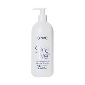 Ziaja Sensitive Gel Cleanser Face and Body Sensitive Skin 400ml