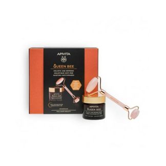 Apivita Queen Bee Light Anti-Aging Cream 50ml + Face Roller