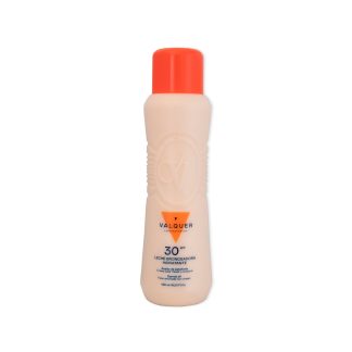 Valquer Leche Hidratante Bronceadora Facial Y Corp Con Aceite De Zanahoria Spf 30 480 Ml
