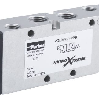 Elettrovalvole per pneumatica Parker, G 1/4, funzione 5/2, azionamento Pilota/Molla