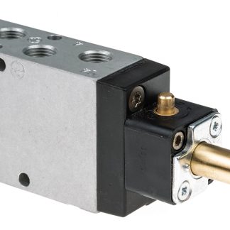 Elettrovalvole per pneumatica Parker, G 1/8, funzione 5/2, azionamento Solenoide/Molla