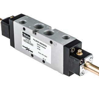 Elettrovalvole per pneumatica Parker, G 1/4, funzione 5/2, azionamento Solenoide/Solenoide