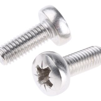 Vite metrica a testa Conica RS PRO M6, in Acciaio inox, 16.0mm