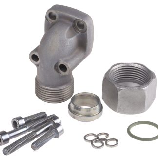 Flangia pompa idraulica, Bosch Rexroth R900321448, serie AZP, Ø esterno tubo 20mm