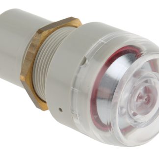 Indicatore visivo Crouzet, serie 84, ingresso 4 mm, 8bar max, montaggio , montaggio a Pannello, foro da 22,5mm, Rosso