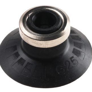 Ventosa SMC ZP25CN, piastra piatta con nervatura, Ø 25mm, NBR