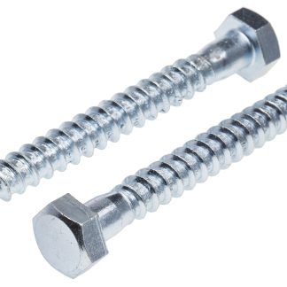 Vite a testa piana RS PRO in Acciaio Zincato lucido, filettatura 12mm, lunghezza 75mm