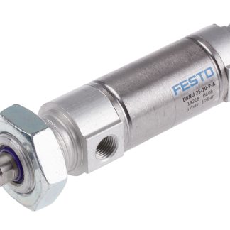 Cilindro pneumatico Festo DSNU 19218, Doppio effetto, foro da 25mm, corsa 10mm, G 1/8, 10 bar max