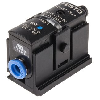 Sensore di pressione SDE5-D10-O-Q6E-P-M8, pressione massima 10bar, IP40 6 mm Tubing