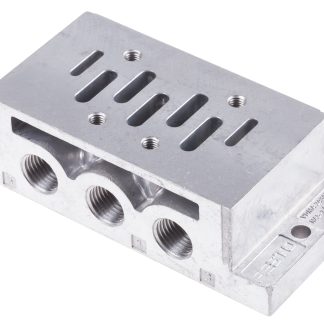 Base sub Festo NAS-1/4-1A-ISO, 5 stazioni, filettatura G 1/4, G 1/8, Alluminio