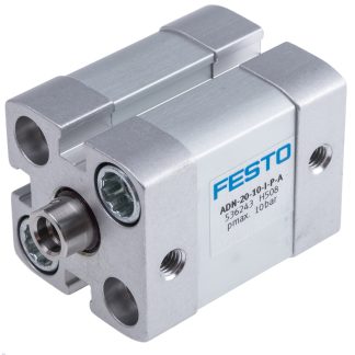 Cilindro pneumatico Festo ADN 536243, Doppio effetto, foro da 20mm, corsa 10mm, M5, 10 bar max