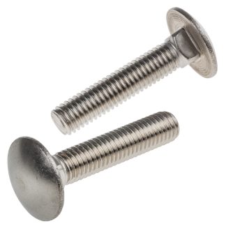 Bullone a testa piana in Acciaio inox Liscio RS PRO, filettatura M8, lunghezza 40mm