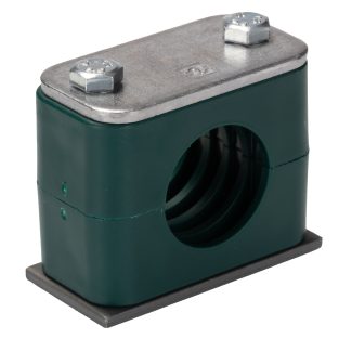 Morsetto per tubi, RS PRO, per tubo con Ø esterno di 28mm max, spazio morsetti 1.5m, in PP