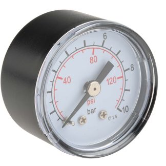 Manometro RS PRO, 0bar → 10bar max, Ø est. 40mm